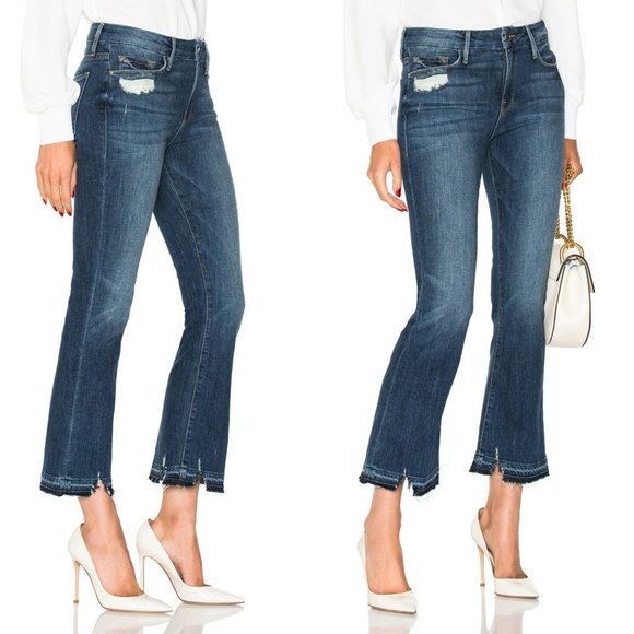 Frame Denim Le Crop Mini Boot Released Hem HW8329 - Picture 7 of 7